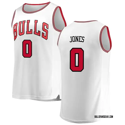 Men's Carlik Jones Chicago Bulls Fanatics Branded Fast Break White Jersey - Association Edition