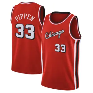 Men's Scottie Pippen Chicago Bulls Nike Swingman Red 2021/22 City Edition Jersey