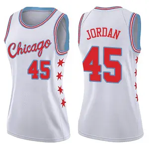 Women's Michael Jordan Chicago Bulls Nike Swingman White Jersey - City Edition