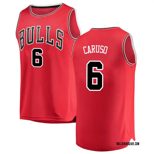 Youth Alex Caruso Chicago Bulls Fanatics Branded Swingman Red Jersey - Icon Edition
