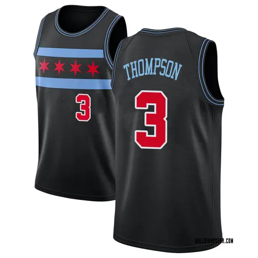Youth Tristan Thompson Chicago Bulls Nike Swingman Black 2018/19 Jersey - City Edition
