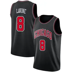 Youth Zach LaVine Chicago Bulls Nike Swingman Black Jersey - Statement Edition